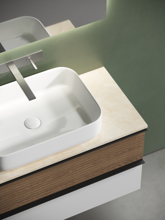 Столешница для ванной комнаты SANCOS  1000х460 ,  TT100A2